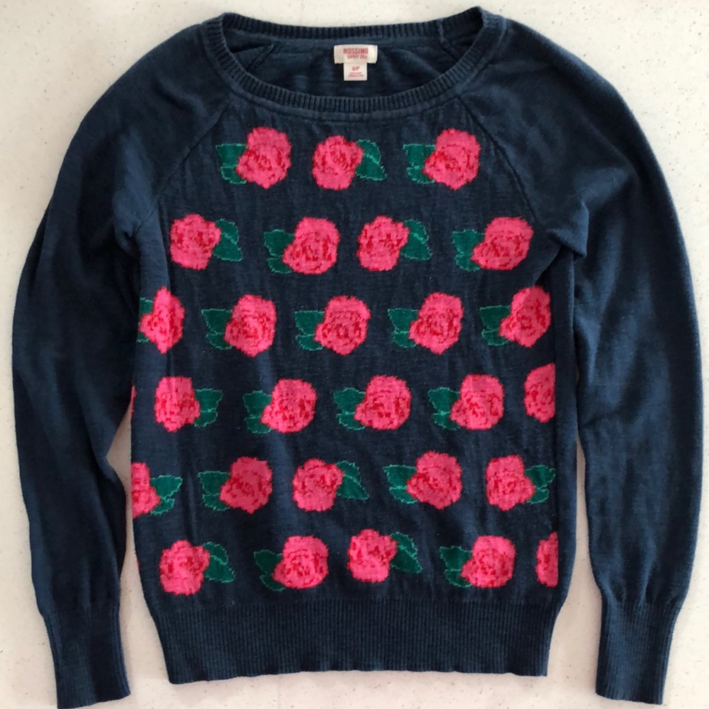 Mossimo small floral sweater